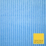 Premium Super Soft Ribbed Line Striped Cuddle Fleece Fabric Blankets Dress Craft