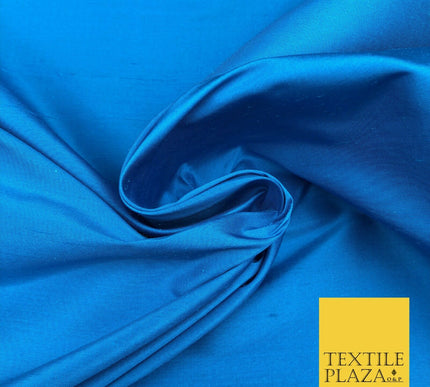 OVER 10 COLOURS - Luxury Fine Weave 100% PURE SILK Fabric - Dress Wedding Bridal