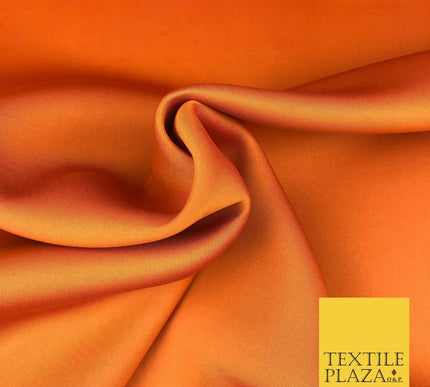 BURNT ORANGE Premium 2mm Neoprene Fabric - Scuba Dress Craft Cases 150cm 942