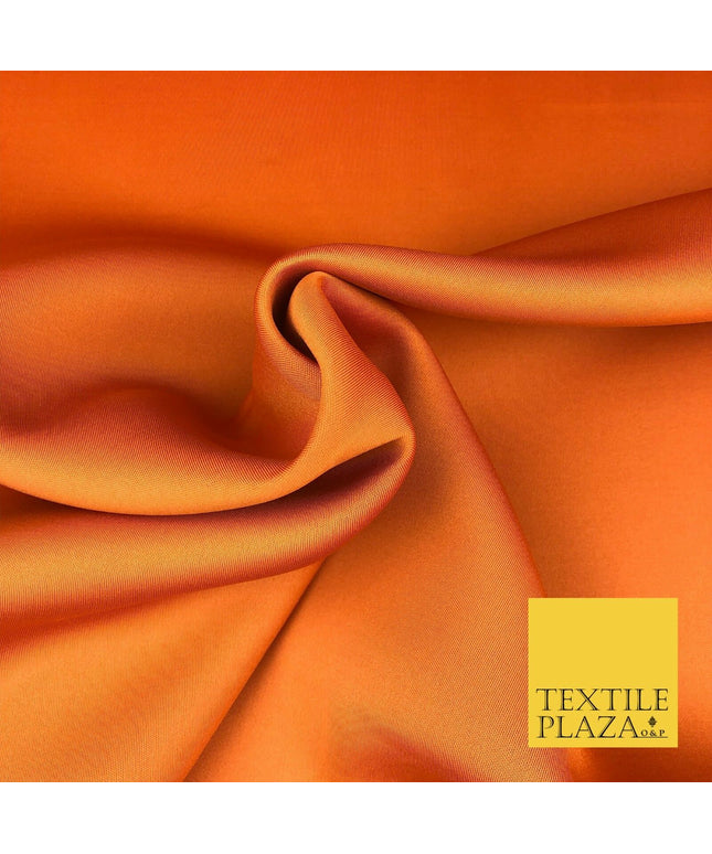 BURNT ORANGE Premium 2mm Neoprene Fabric - Scuba Dress Craft Cases 150cm 942