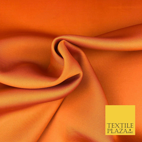 BURNT ORANGE Premium 2mm Neoprene Fabric - Scuba Dress Craft Cases 150cm 942