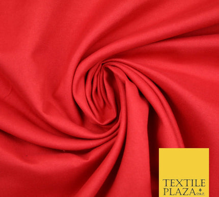 Plain Smooth 100% Polyester 230cm EXTRA WIDE Sheeting Fabric Material 7 COLOURS