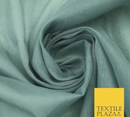 Plain Weave 100% COTTON MUSLIN MALMAL Soft Fabric Material F74 ALL COLOURS 44"