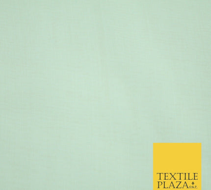 Plain Weave 100% COTTON MUSLIN MALMAL Soft Fabric Material F74 ALL COLOURS 44"
