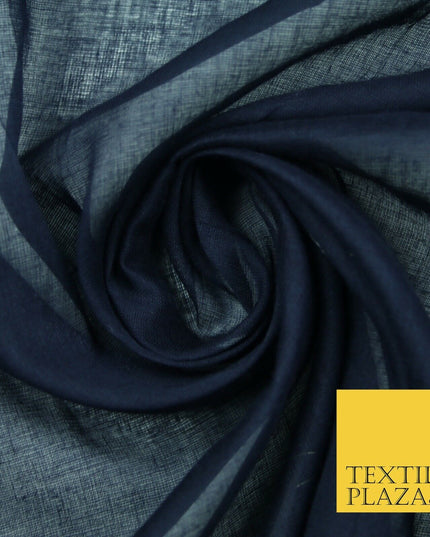 Plain Weave 100% COTTON MUSLIN MALMAL Soft Fabric Material F74 ALL COLOURS 44"