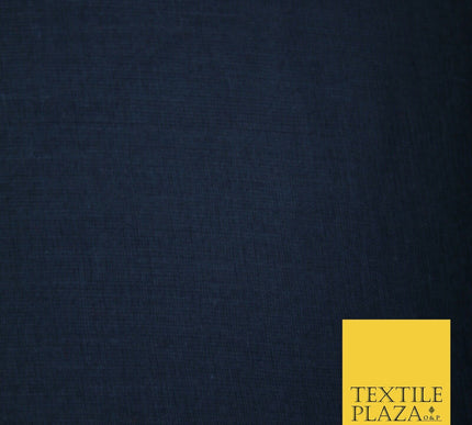 Plain Weave 100% COTTON MUSLIN MALMAL Soft Fabric Material F74 ALL COLOURS 44"