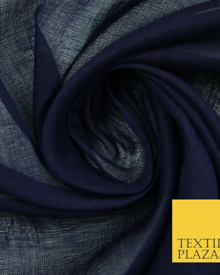 Plain Weave 100% COTTON MUSLIN MALMAL Soft Fabric Material F74 ALL COLOURS 44"