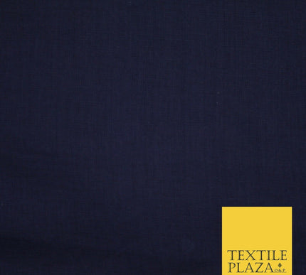 Plain Weave 100% COTTON MUSLIN MALMAL Soft Fabric Material F74 ALL COLOURS 44"