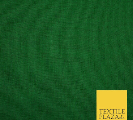 Plain Weave 100% COTTON MUSLIN MALMAL Soft Fabric Material F74 ALL COLOURS 44"