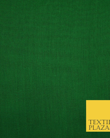 Plain Weave 100% COTTON MUSLIN MALMAL Soft Fabric Material F74 ALL COLOURS 44"