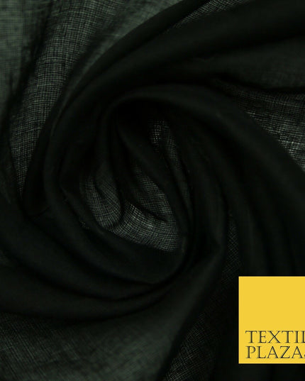Plain Weave 100% COTTON MUSLIN MALMAL Soft Fabric Material F74 ALL COLOURS 44"