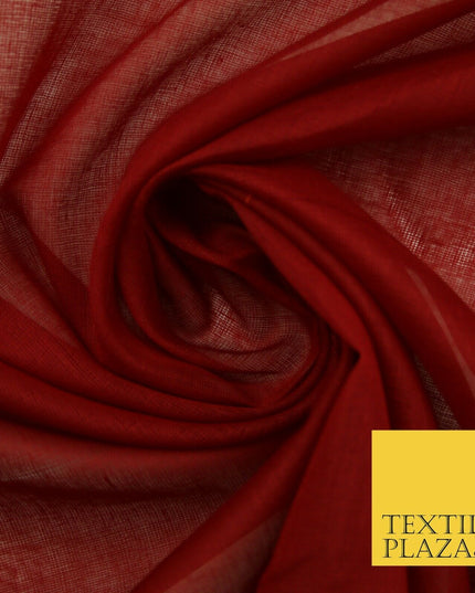 Plain Weave 100% COTTON MUSLIN MALMAL Soft Fabric Material F74 ALL COLOURS 44"