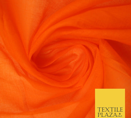 Plain Weave 100% COTTON MUSLIN MALMAL Soft Fabric Material F74 ALL COLOURS 44"