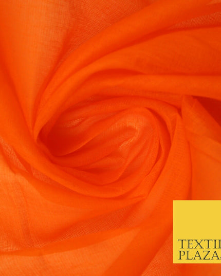 Plain Weave 100% COTTON MUSLIN MALMAL Soft Fabric Material F74 ALL COLOURS 44"