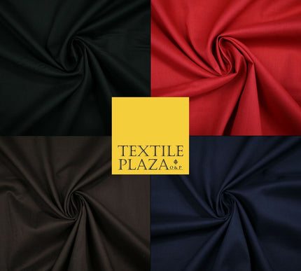 PREMIUM LAWN 100% PURE COTTON VOILE PLAIN SOFT FABRIC DRESS CRAFT MATERIAL 54"