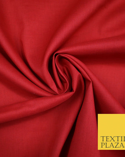 PREMIUM LAWN 100% PURE COTTON VOILE PLAIN SOFT FABRIC DRESS CRAFT MATERIAL 54"