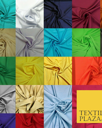 20 COLOURS Luxury Stretch Lycra Spandex Nylon Jersey Fabric Material Dancewear