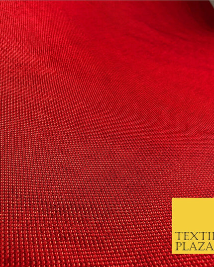 Red Lurex Textured Shimmer Fabric 2 Way Stretch Backdrop Dance Sparkle GG791