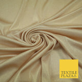 Luxury Nude Peach Champagne Gold Foil Slinky Stretch JerseyDress Fabric Backdrop