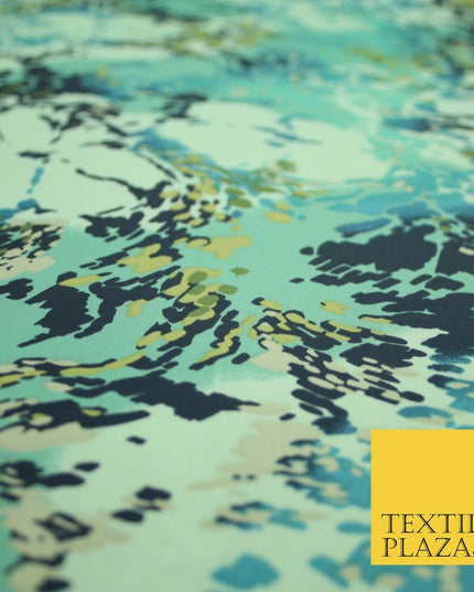 Floral Animal Printed Fine Silky Satin Crepe Polyester Summer Dress Fabric Shiny