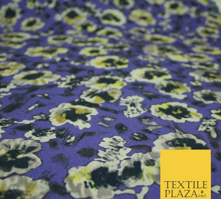 Floral Animal Printed Fine Silky Satin Crepe Polyester Summer Dress Fabric Shiny