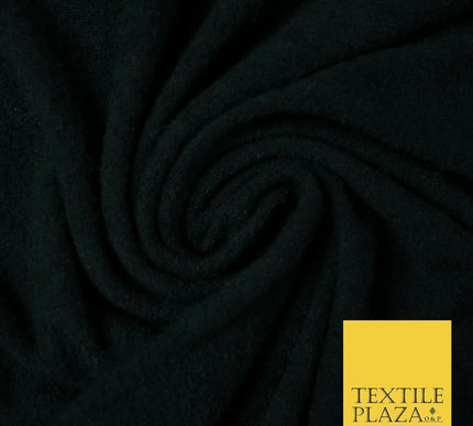 Light Plain Stretch One Sided Towelling (Terry) Fabric Jersey Knit Fabric 63"