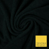 Light Plain Stretch One Sided Towelling (Terry) Fabric Jersey Knit Fabric 63"