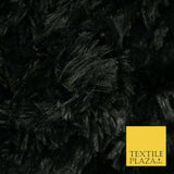 Premium Super Soft Long Hair Pile Fluffy Faux Fur Fabric Material 58" 4 COLOURS