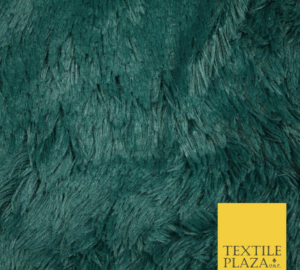 Premium Super Soft Long Hair Pile Fluffy Faux Fur Fabric Material 58" 4 COLOURS