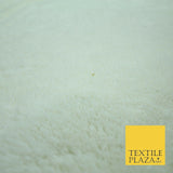 Lush Cream Sherpa Sheepskin Pink Suede Backed Short Pile Faux Fur Fabric 2295