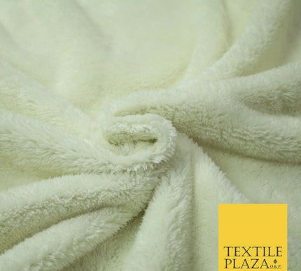Lush Cream Sherpa Sheepskin Pink Suede Backed Short Pile Faux Fur Fabric 2295