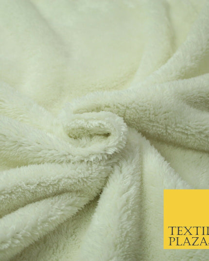 Lush Cream Sherpa Sheepskin Pink Suede Backed Short Pile Faux Fur Fabric 2295