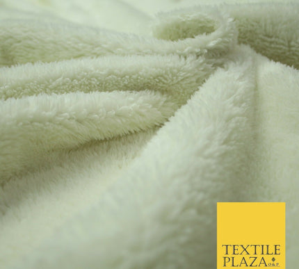 Lush Cream Sherpa Sheepskin Pink Suede Backed Short Pile Faux Fur Fabric 2295