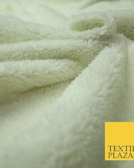 Lush Cream Sherpa Sheepskin Pink Suede Backed Short Pile Faux Fur Fabric 2295