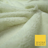 Lush Cream Sherpa Sheepskin Pink Suede Backed Short Pile Faux Fur Fabric 2295