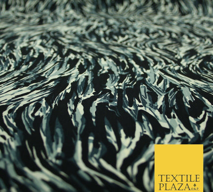 Mix Floral Animal Abstract Printed Fine Crepe Polyester Summer Dress Fabric 58"