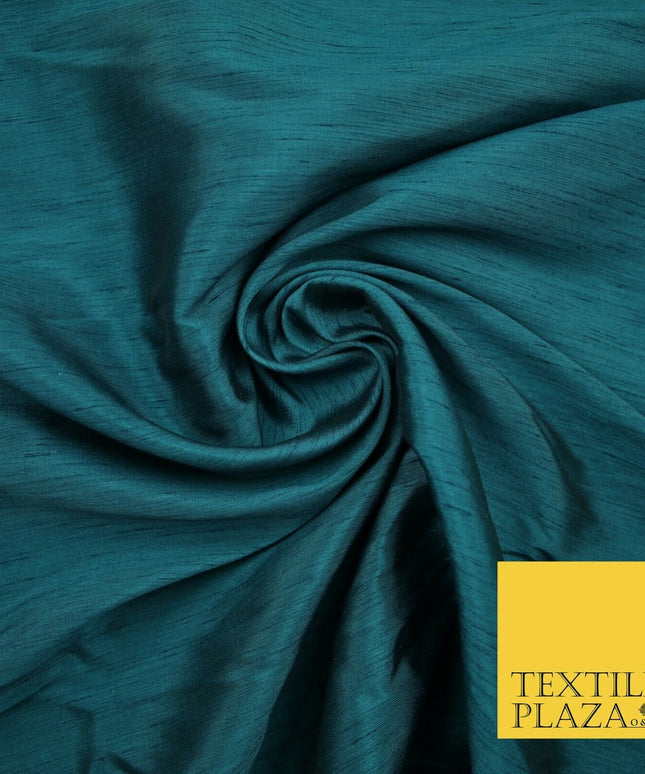 High Quality Soft Faux Dupion Raw Silk Dress Bridal Craft Curtain Fabric 44"