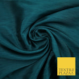 High Quality Soft Faux Dupion Raw Silk Dress Bridal Craft Curtain Fabric 44"