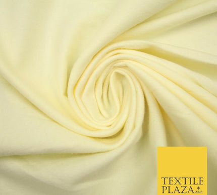 Plain Coloured Winceyette Soft 100% Brushed Cotton Fabric Flannel 90cm 7 COLOURS