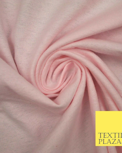 Plain Coloured Winceyette Soft 100% Brushed Cotton Fabric Flannel 90cm 7 COLOURS