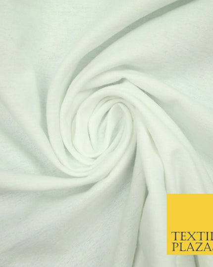 Plain Coloured Winceyette Soft 100% Brushed Cotton Fabric Flannel 90cm 7 COLOURS