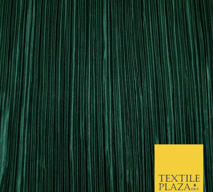 Luxury Pleated Crushed Plisse Satin Stretch Fabric Dress Skirt Trousers 58" Wide