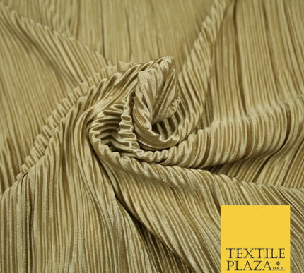 Luxury Pleated Crushed Plisse Satin Stretch Fabric Dress Skirt Trousers 58" Wide