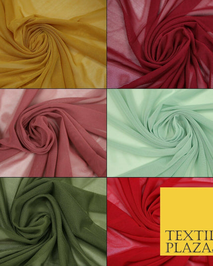 High Quality 4 Way Stretch Power Mesh Net Fabric Lingerie Costume Dance Material