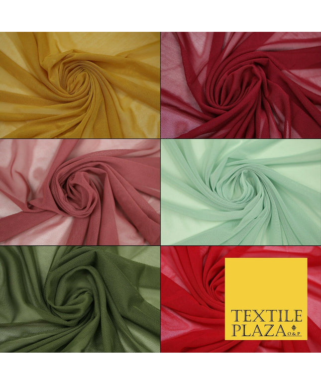 High Quality 4 Way Stretch Power Mesh Net Fabric Lingerie Costume Dance Material