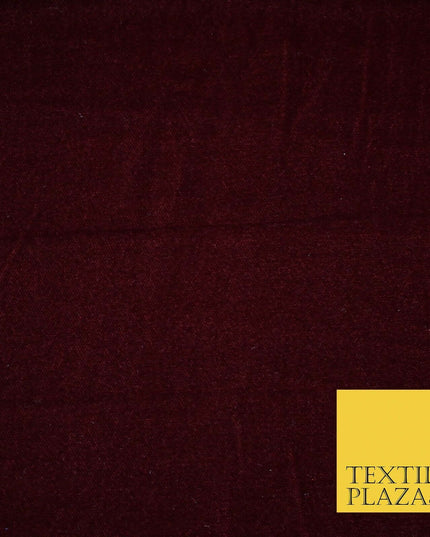 Luxury Soft Plain Micro Velvet Fabric Velour Dress Material Non-Stretch 42/44"