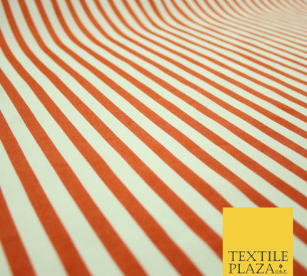 Candy Striped Thin Lines Pinstripe Printed Crepe Polyester Dress Stripe Fabric