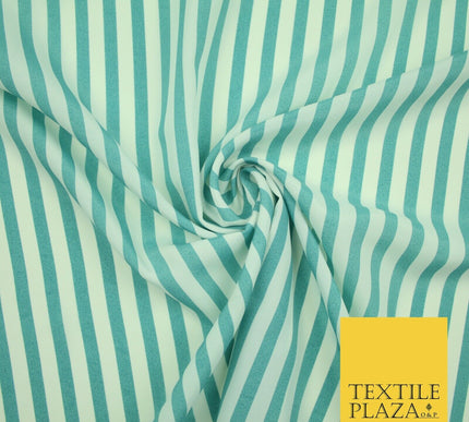 Candy Striped Thin Lines Pinstripe Printed Crepe Polyester Dress Stripe Fabric