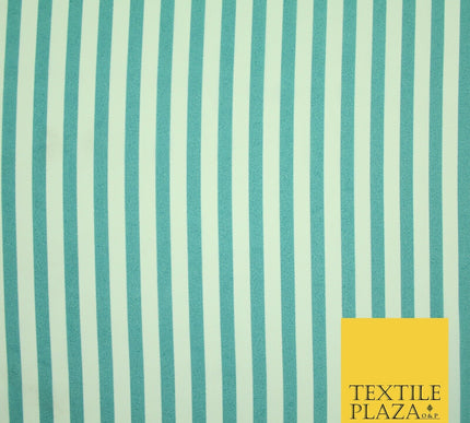 Candy Striped Thin Lines Pinstripe Printed Crepe Polyester Dress Stripe Fabric