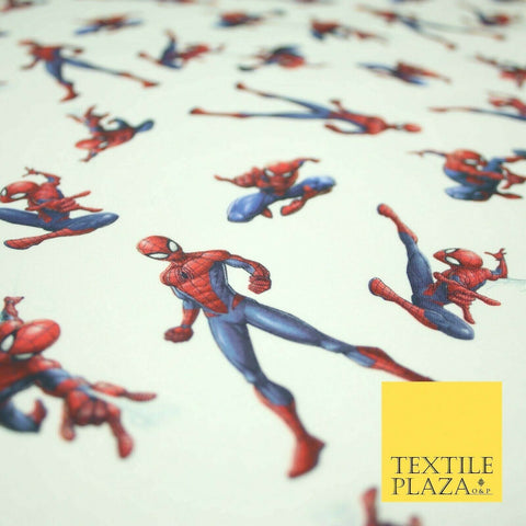 SPIDERMAN Superhero Marvel DC Comic Digital Print 100% Cotton Fabric 59" 4756